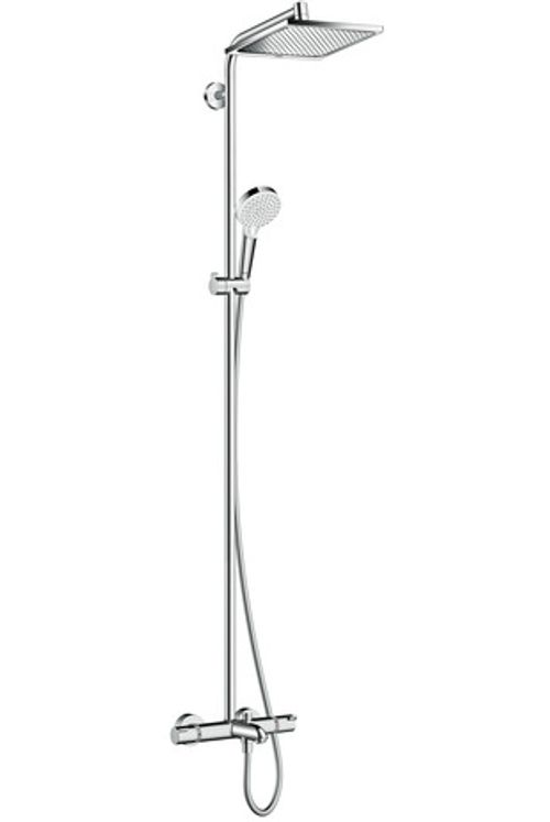 Hansgrohe-HG-Showerpipe-Crometta-E-240-fuer-Wanne-chrom-mit-Thermostat-27298000 gallery number 1